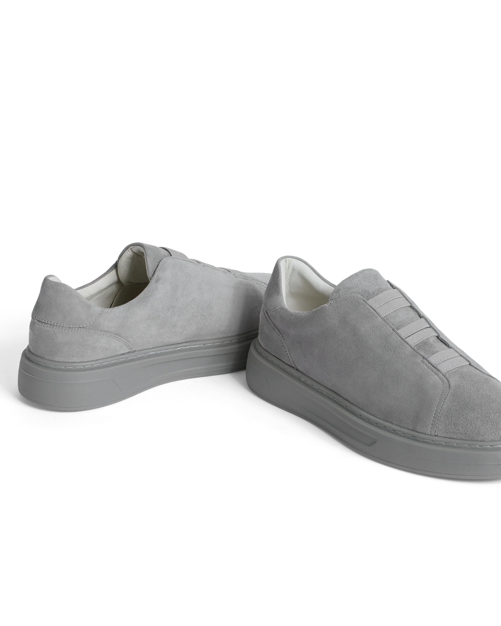 Handmade Goat Suede Slip-On Trainers