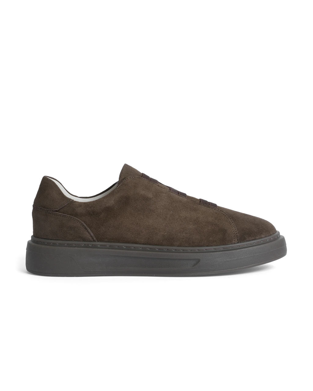 Handmade Goat Suede Slip-On Trainers