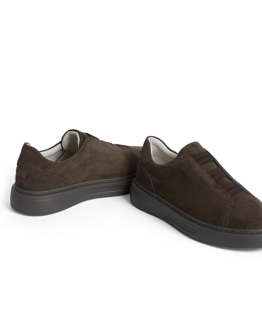 Handmade Goat Suede Slip-On Trainers