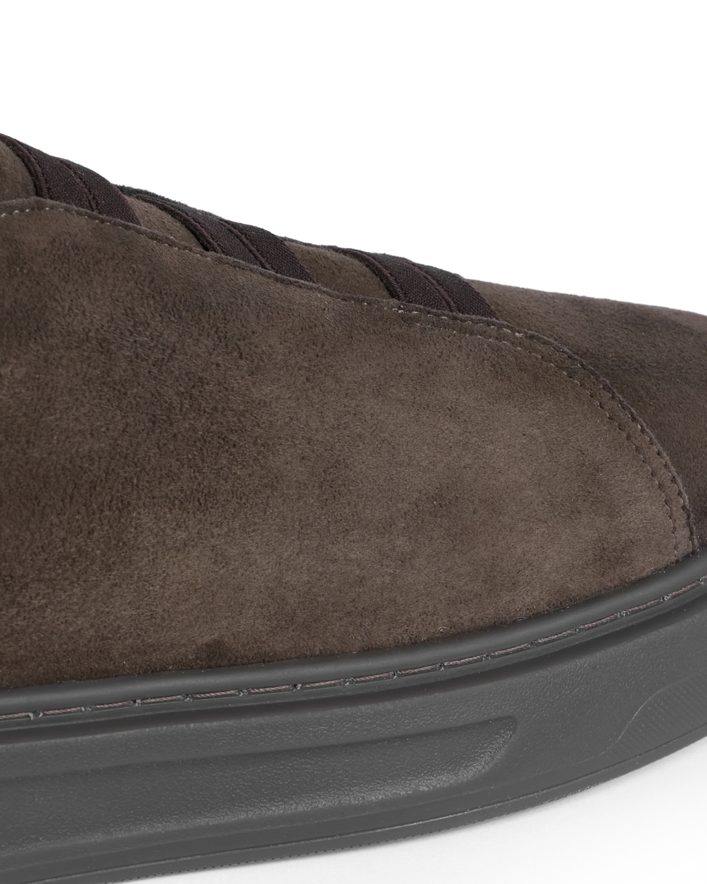 Handmade Goat Suede Slip-On Trainers
