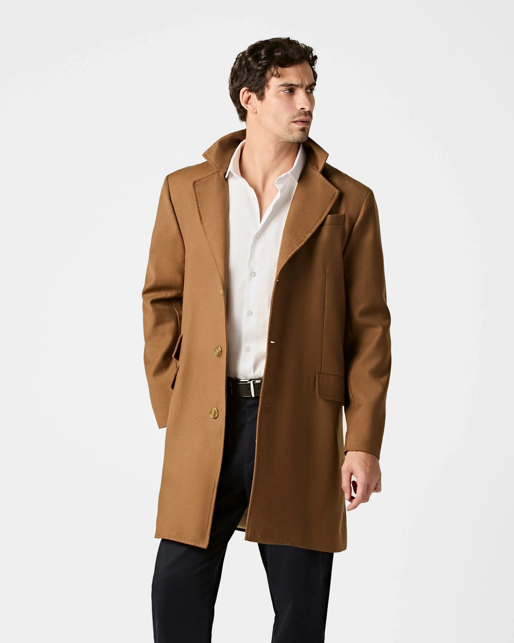 100% Merino Wool Overcoat