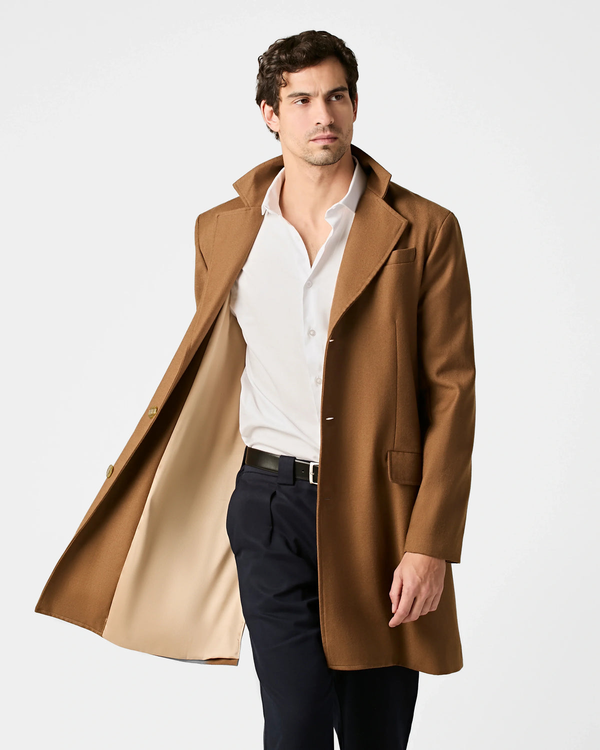 100% Merino Wool Overcoat