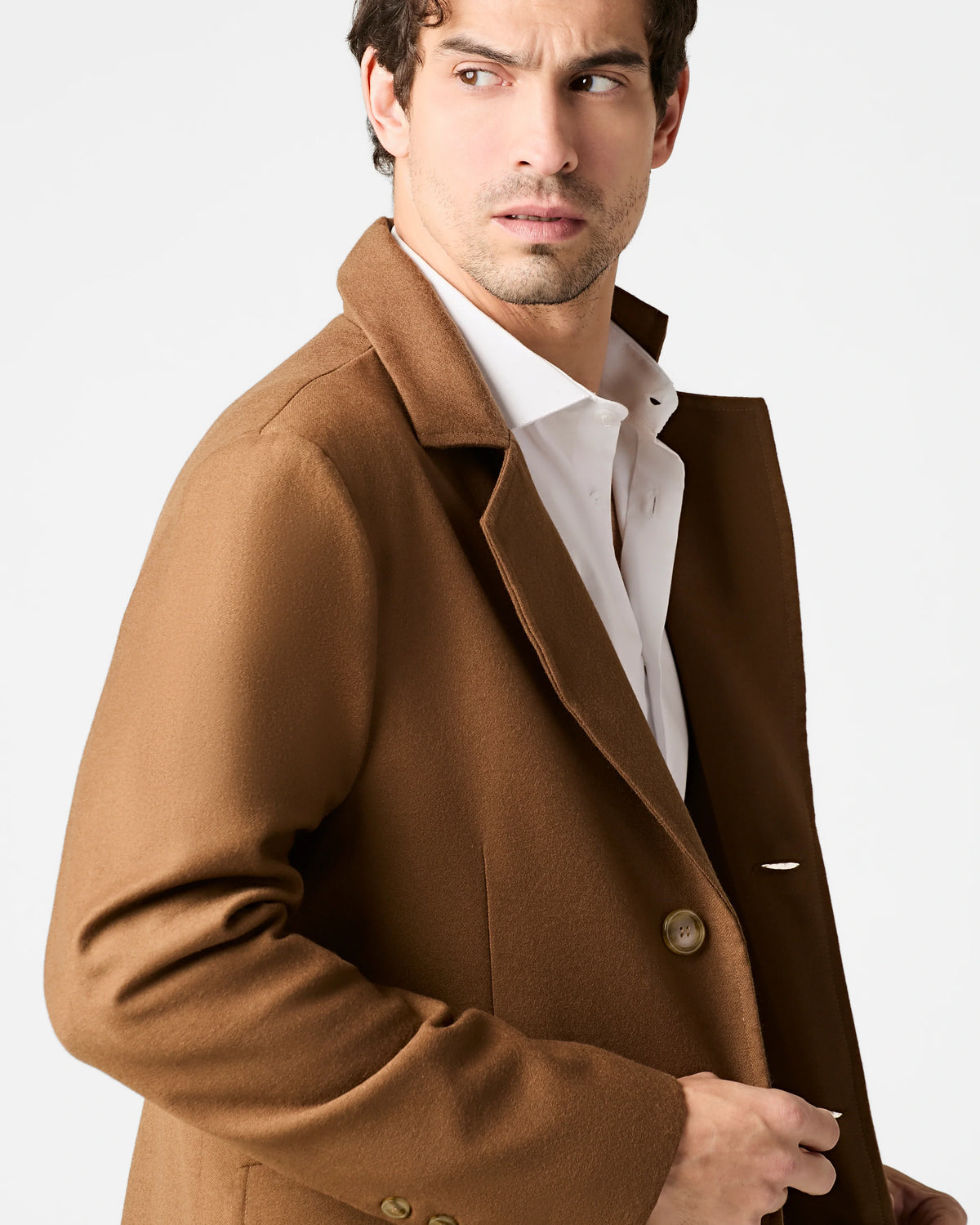 100% Merino Wool Overcoat