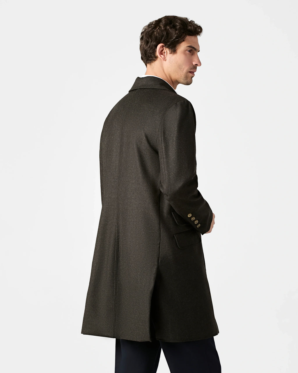 100% Merino Wool Overcoat