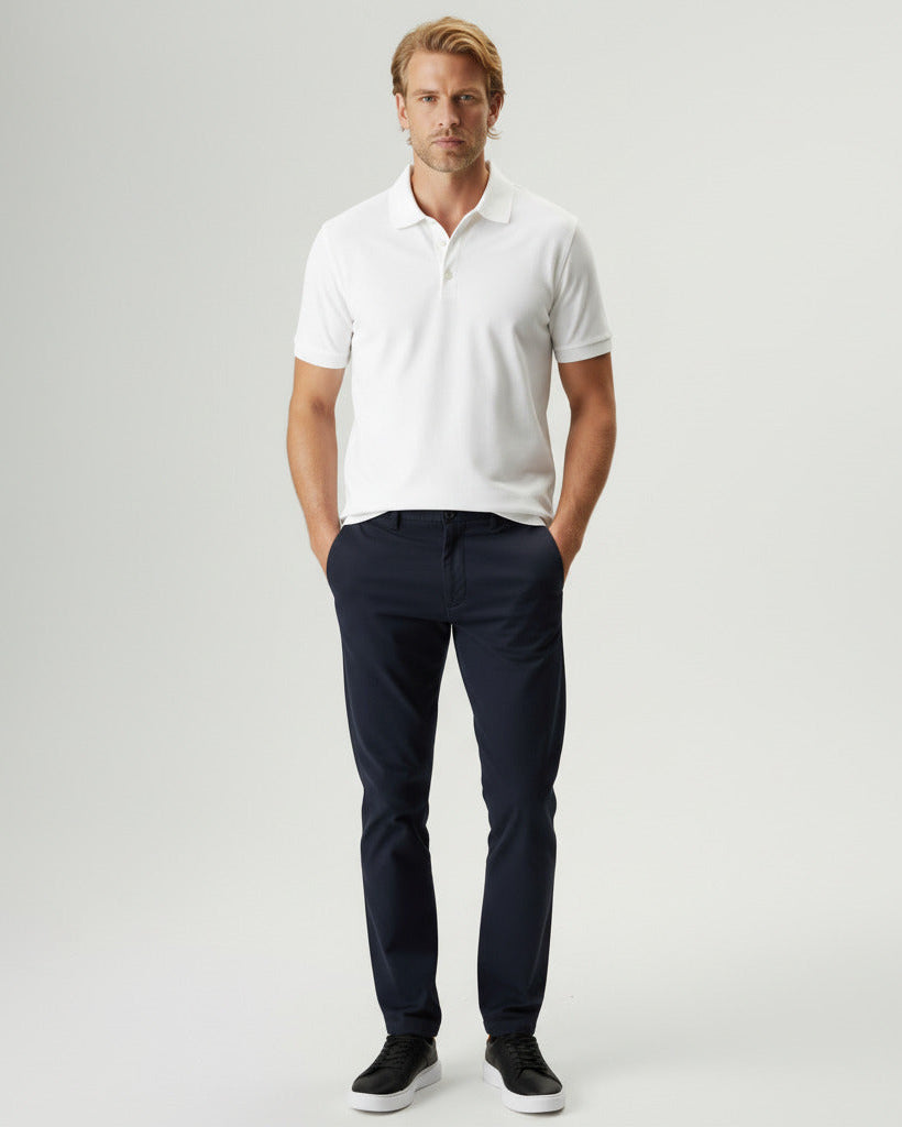 Pima Cotton Piqué Polo Shirt – 3-Pack