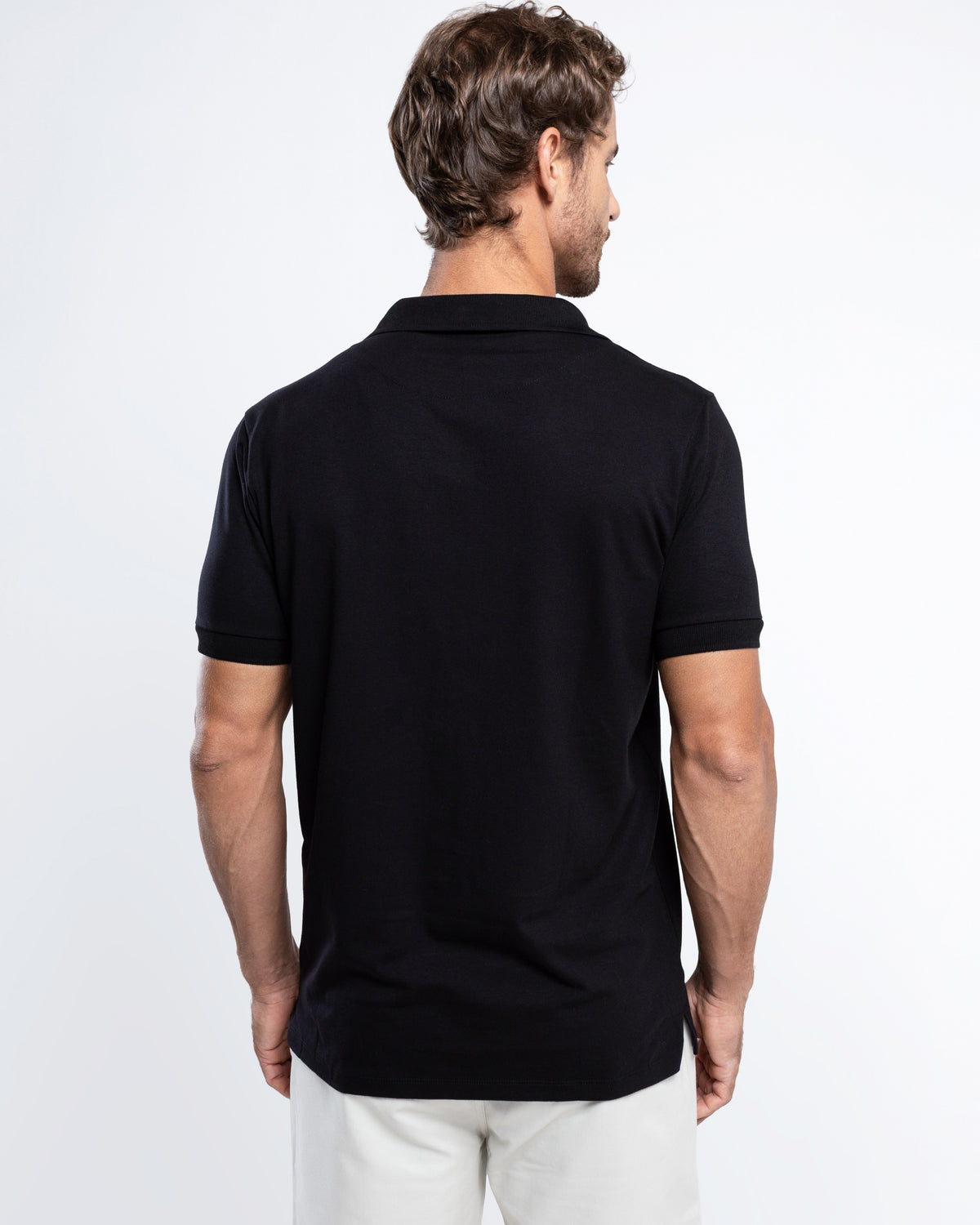 Pima Cotton Italian Collar Polo Shirt