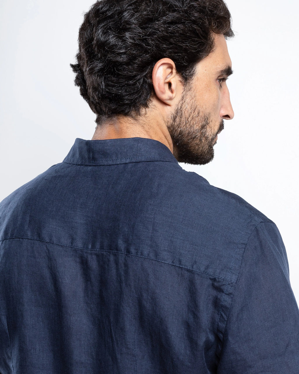 Italian Linen Short-Sleeve Shirt