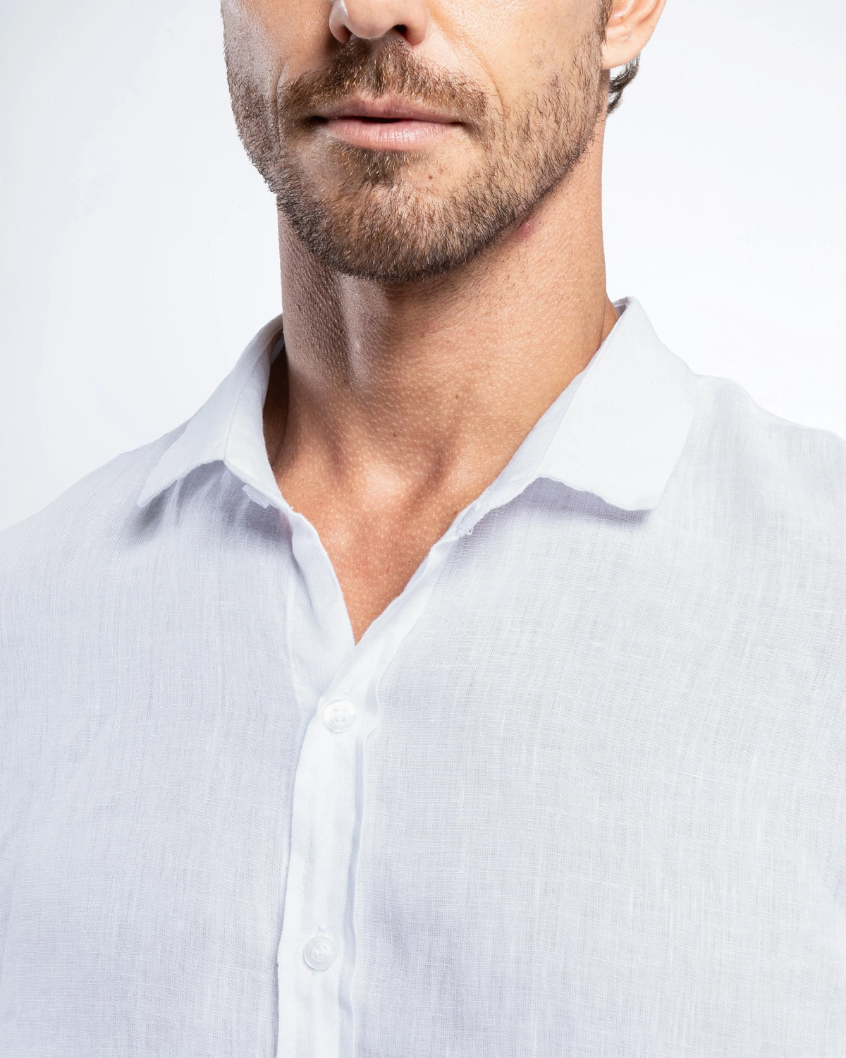Italian Linen Short-Sleeve Shirt