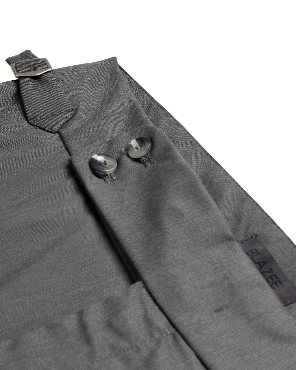 High-Waisted Slim Tailored Trousers