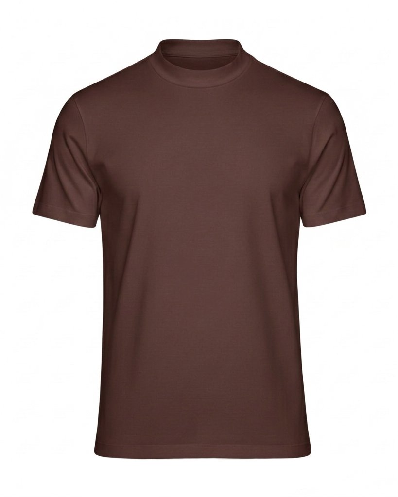 Egyptian Cotton Mock Neck T-Shirt – 3-Pack