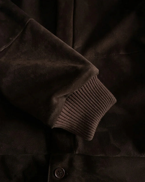Chamois Sheepskin Suede Jacket