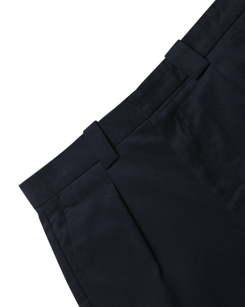 Italian-Cut Cotton Tailored Trousers