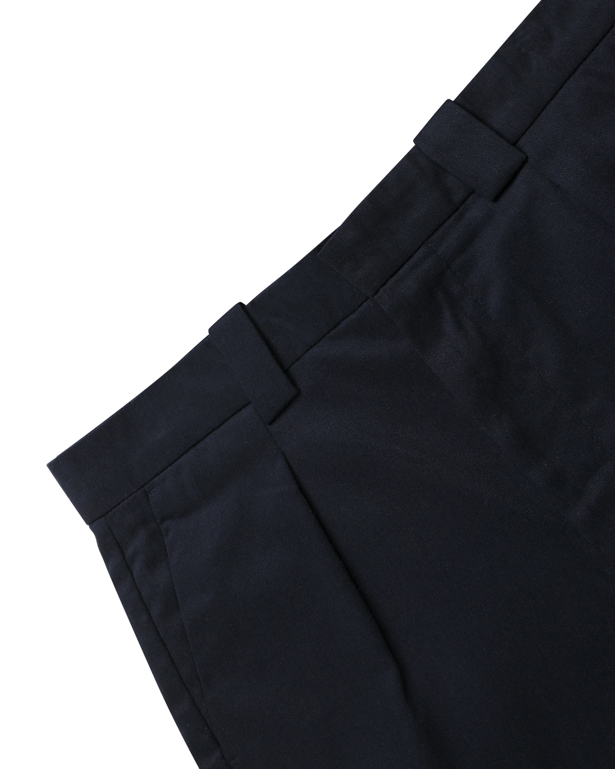 Italian-Cut Cotton Tailored Trousers
