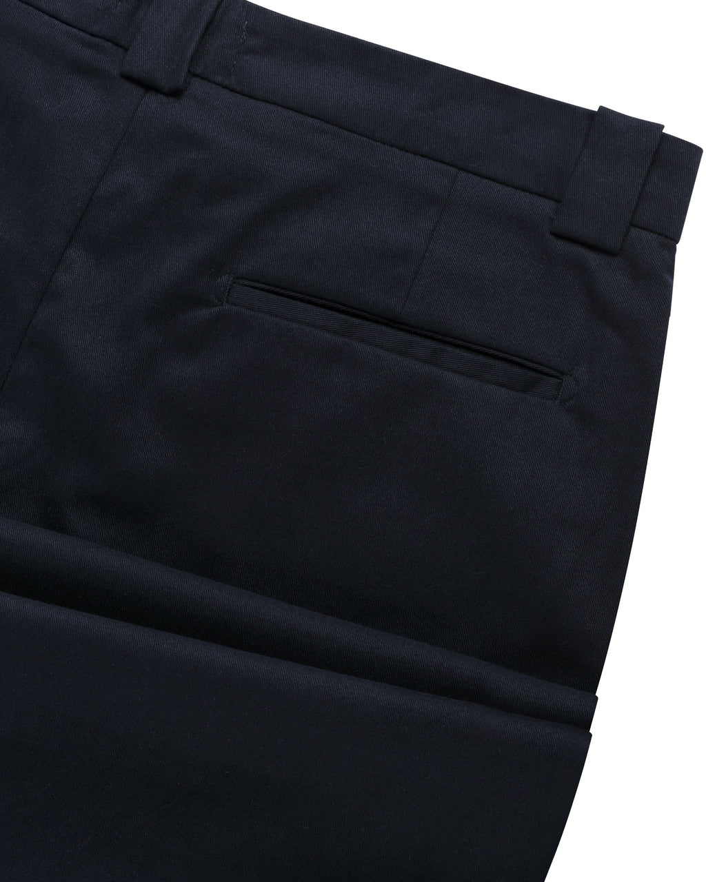 Italian-Cut Cotton Tailored Trousers