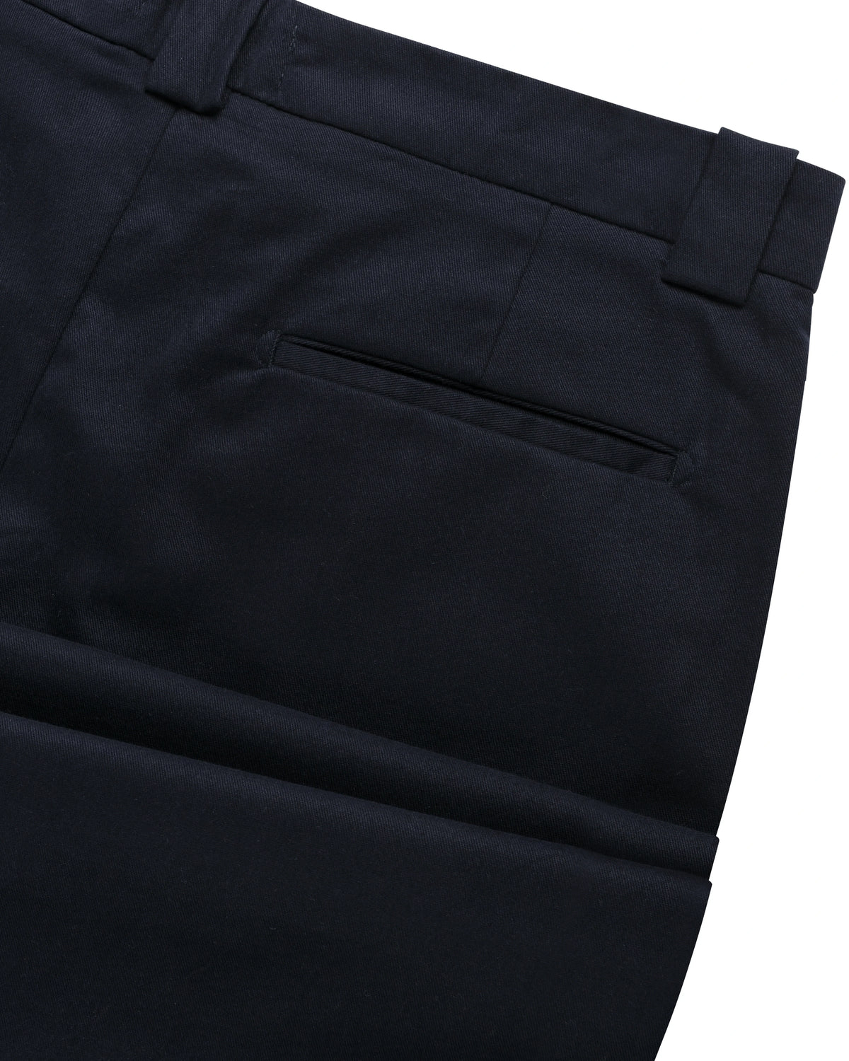 Italian-Cut Cotton Tailored Trousers