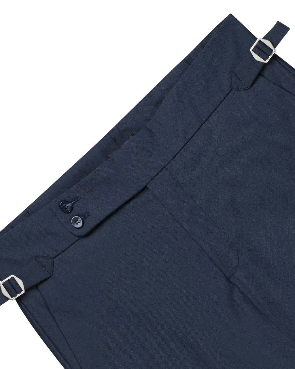High-Waisted Slim Tailored Trousers