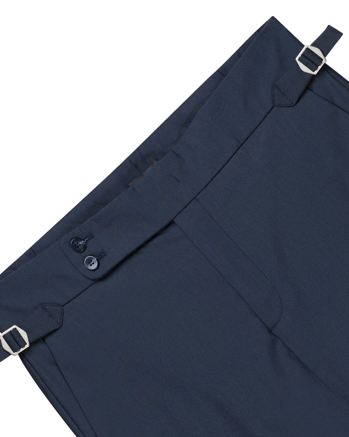 High-Waisted Slim Tailored Trousers