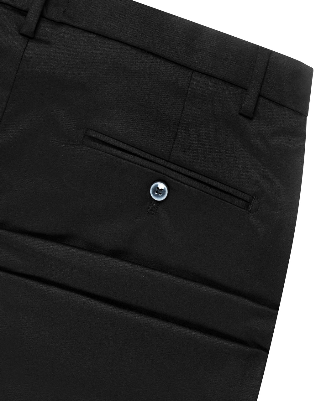 Sateen Cotton Tailored Trousers