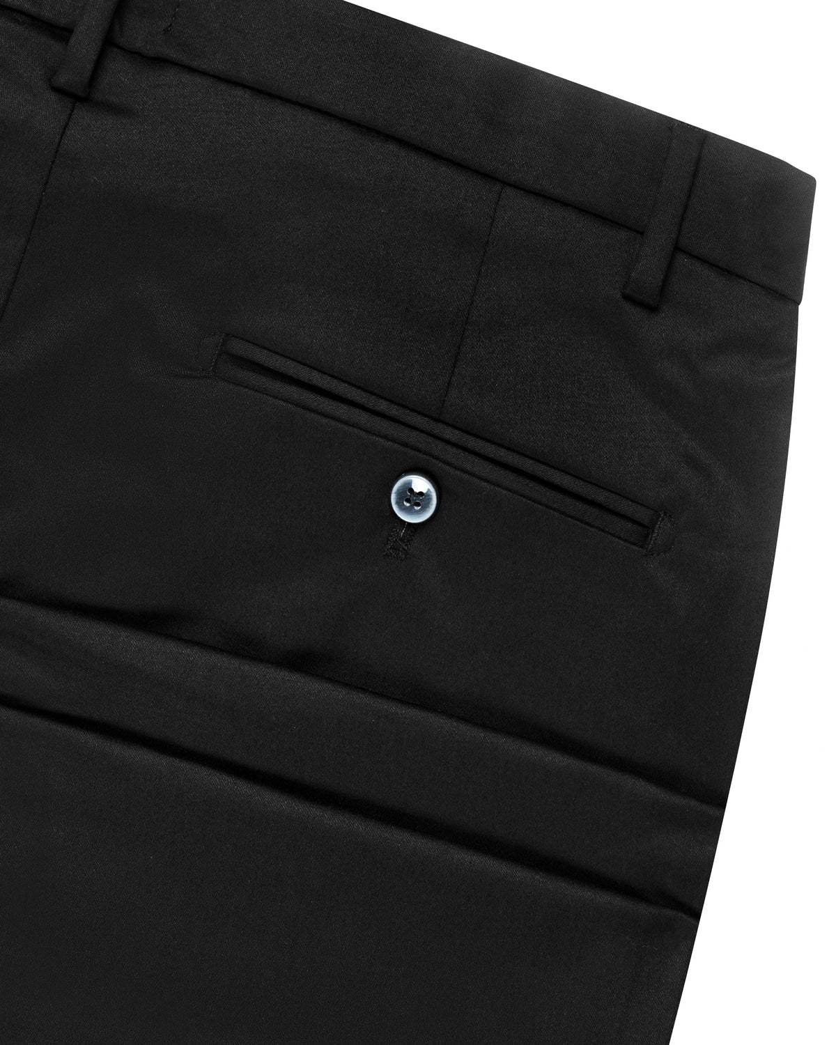 Sateen Cotton Tailored Trousers