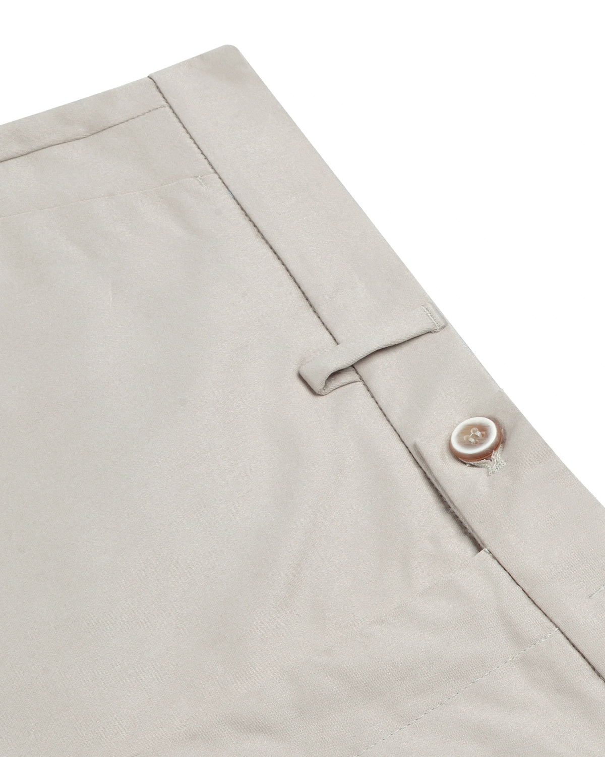 Sateen Cotton Tailored Trousers