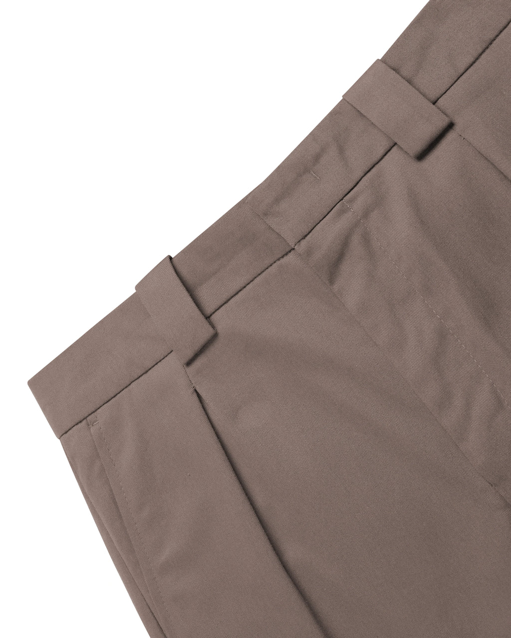 Italian-Cut Cotton Tailored Trousers
