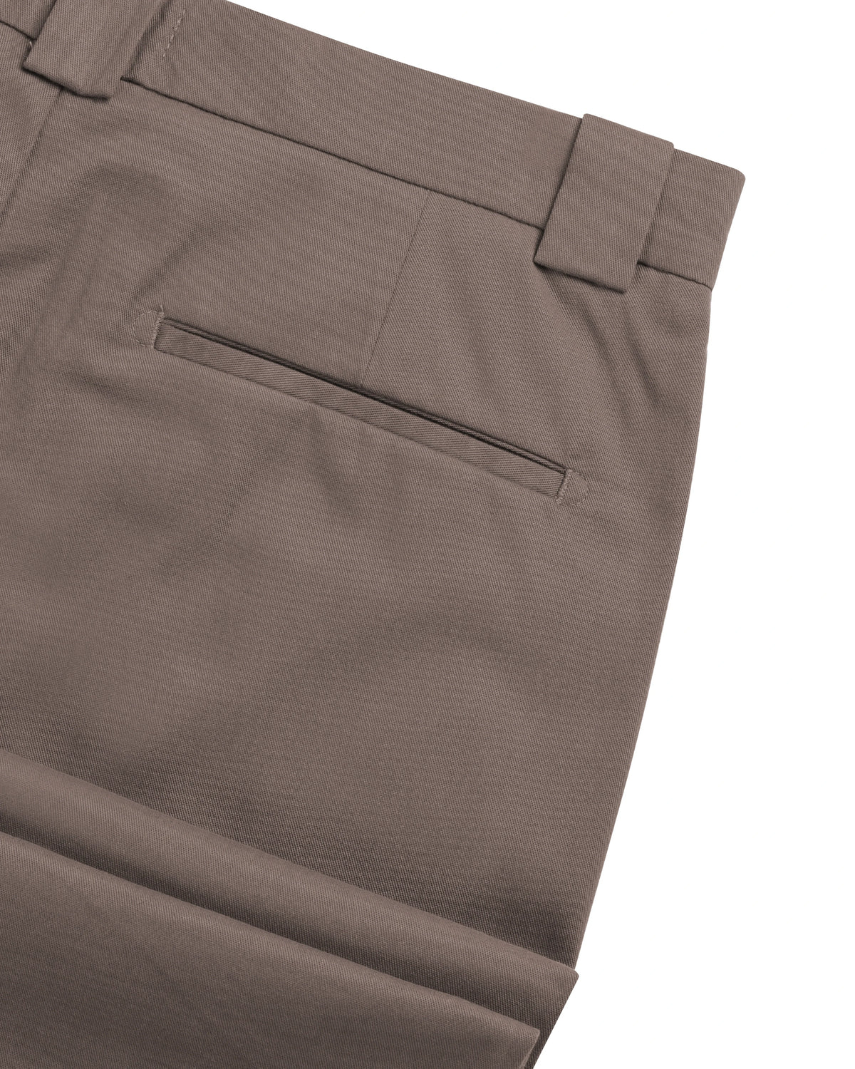 Italian-Cut Cotton Tailored Trousers
