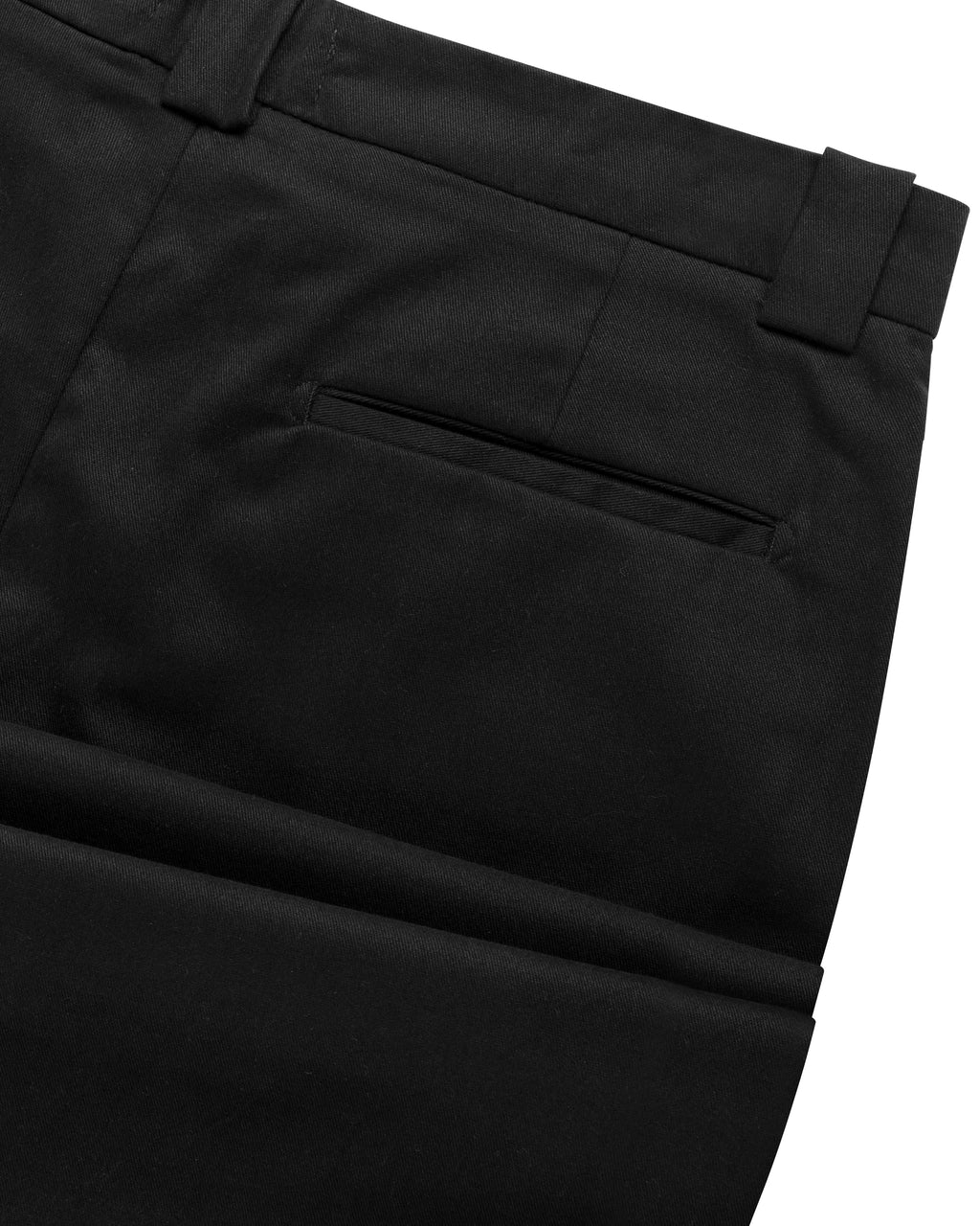 Italian-Cut Cotton Tailored Trousers