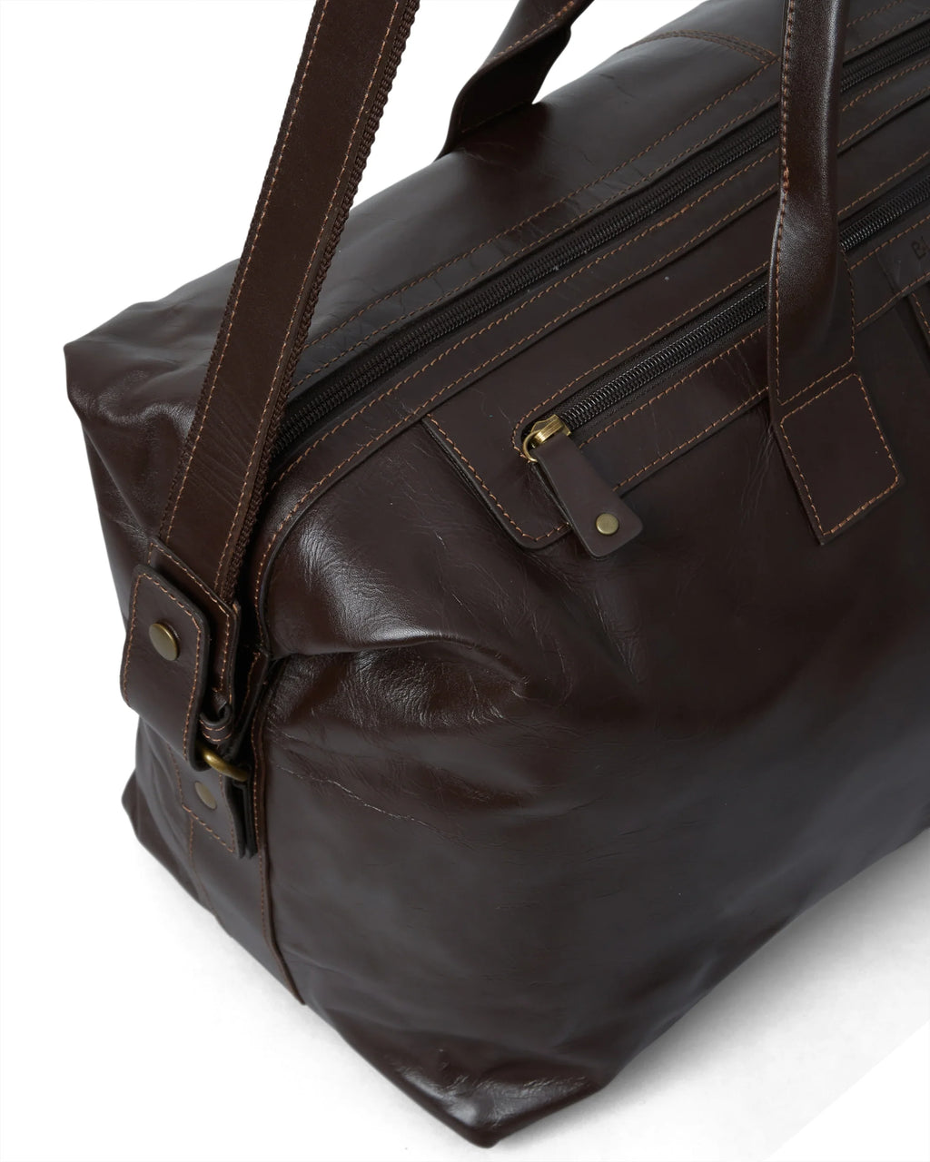Leather Weekend Holdall