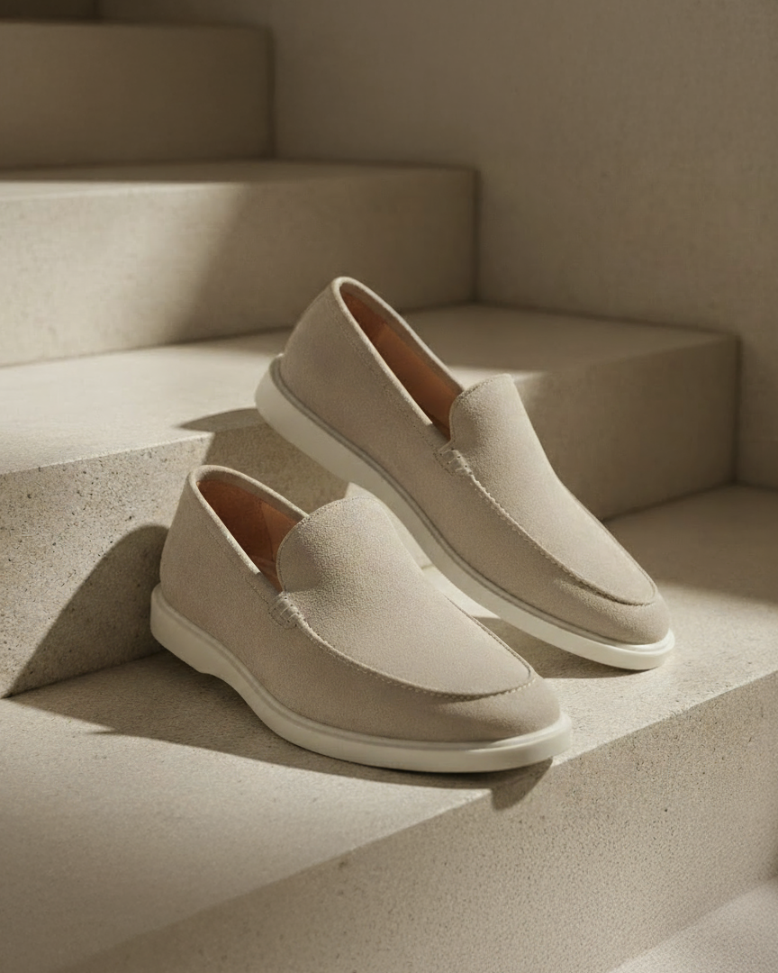 Handmade Goat Suede Loafers
