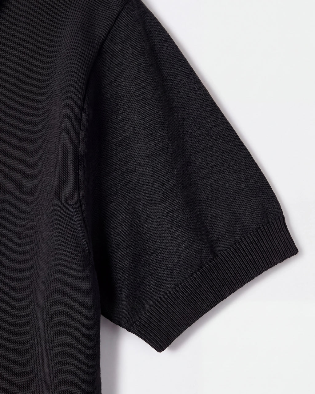 Knitted Cotton Polo Shirt