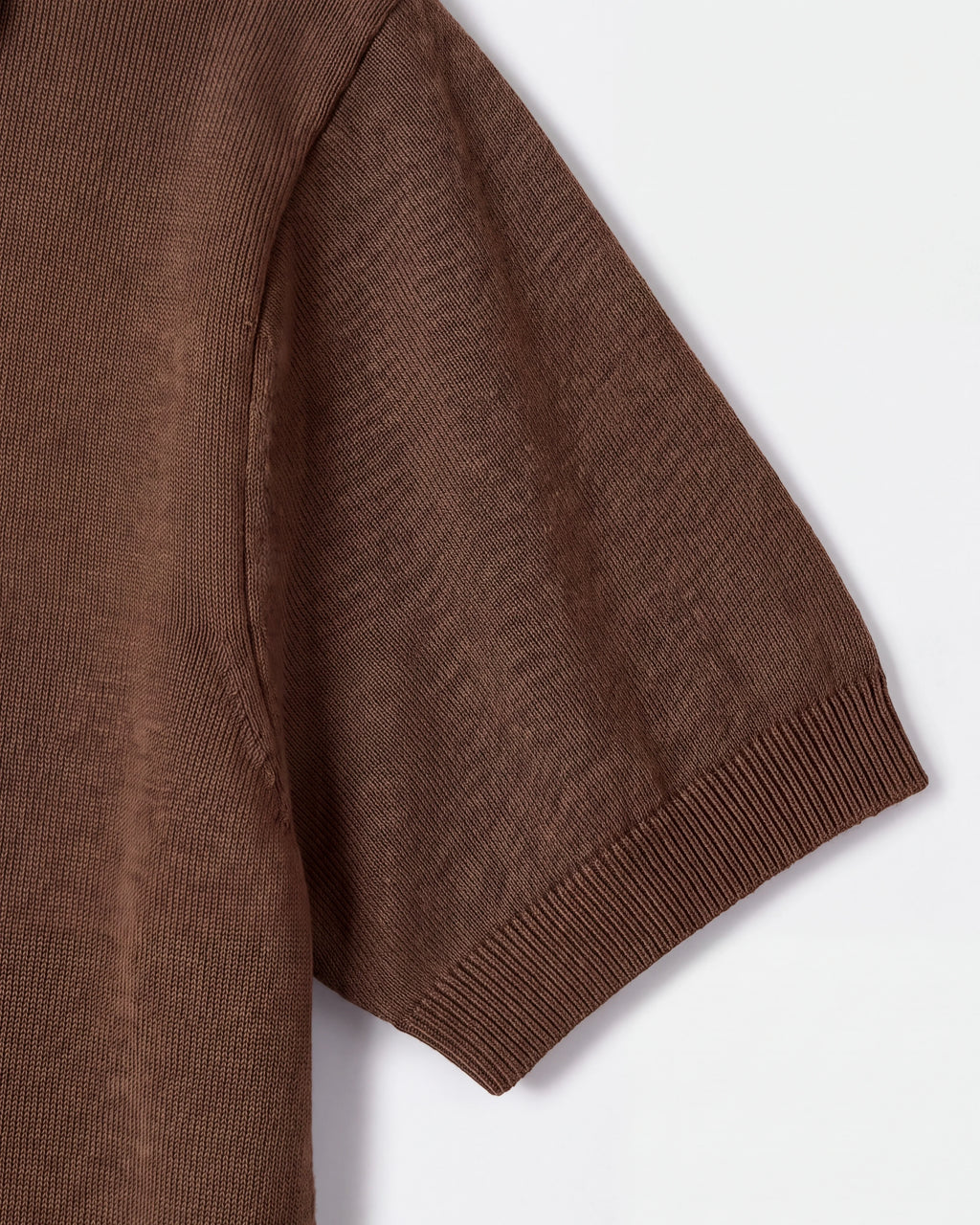 Knitted Cotton Polo Shirt