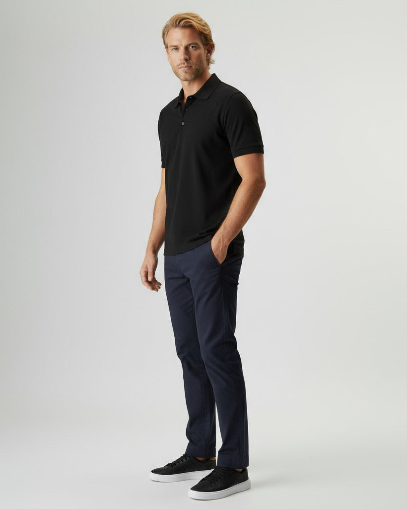 Pima Cotton Piqué Polo Shirt – 2-Pack