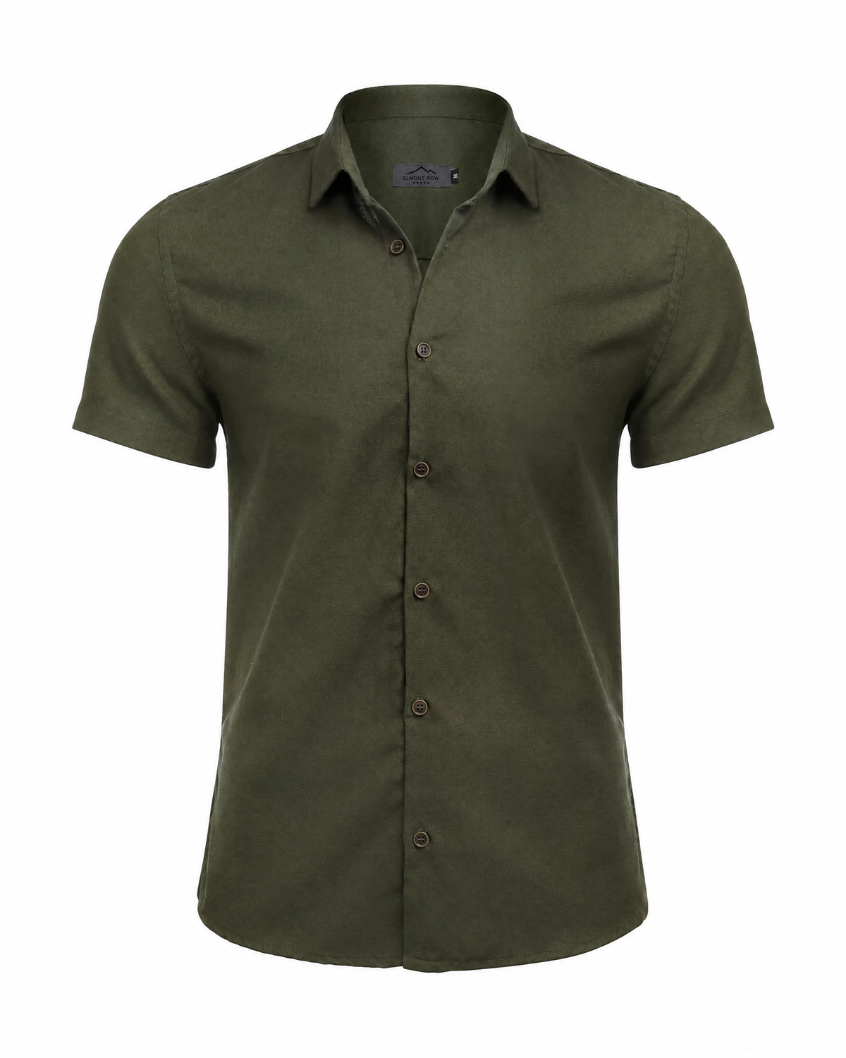 Linen-Blend Short-Sleeve Shirt | Elmont Row