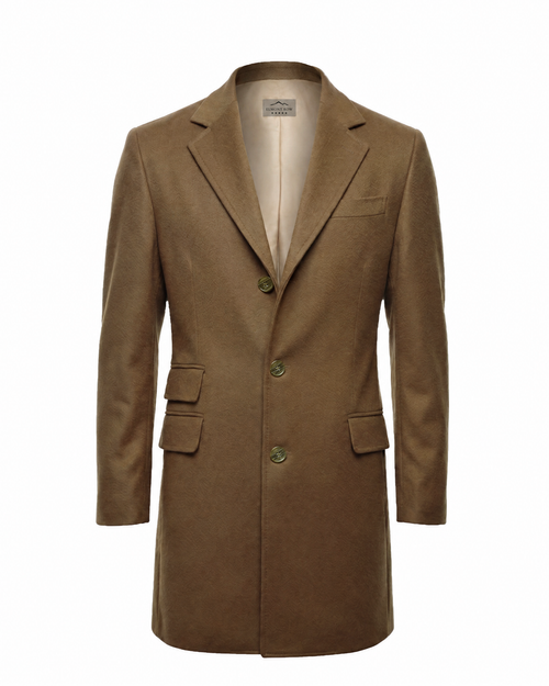 100% Merino Wool Overcoat | Elmont Row