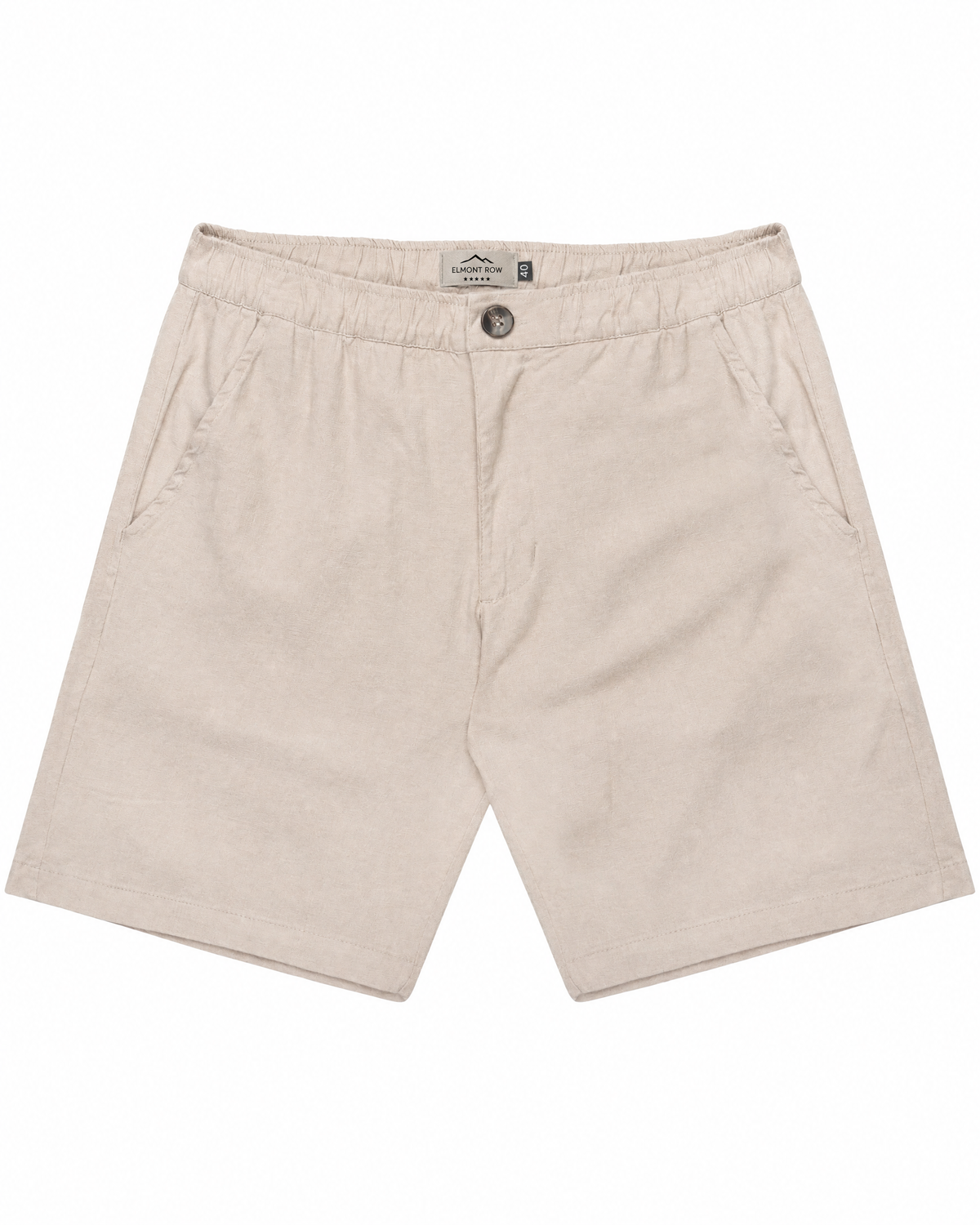 Linen-Blend Tailored Shorts | Elmont Row
