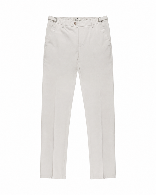 Slim Tailored Trousers with Side Adjusters | Elmont Row
