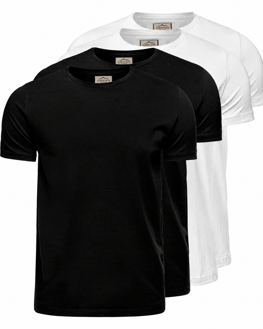Pima Cotton T-Shirt – 4-Pack | Elmont Row