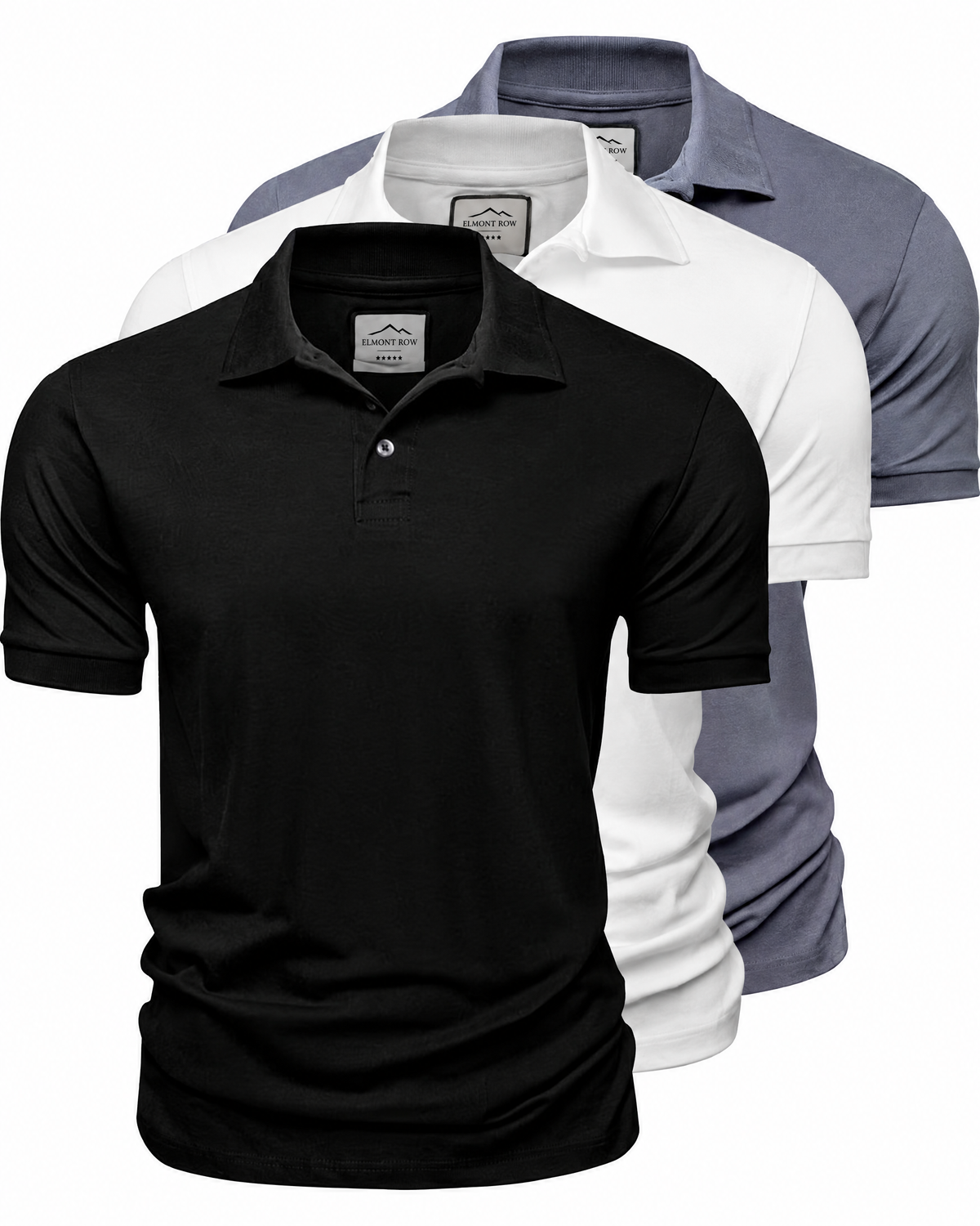 Pima Cotton Piqué Polo Shirt – 3-Pack | Elmont Row