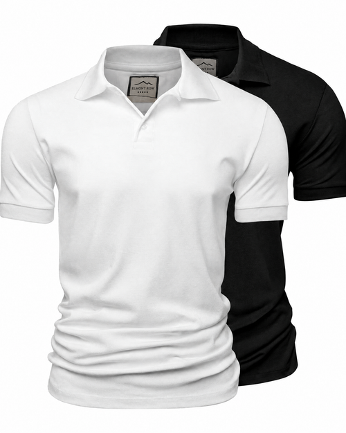 Pima Cotton Piqué Polo Shirt – 2-Pack | Elmont Row