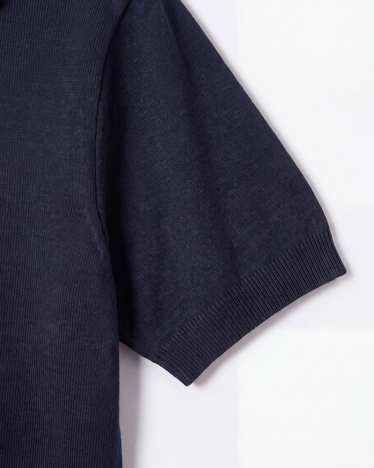 Knitted Cotton Polo Shirt