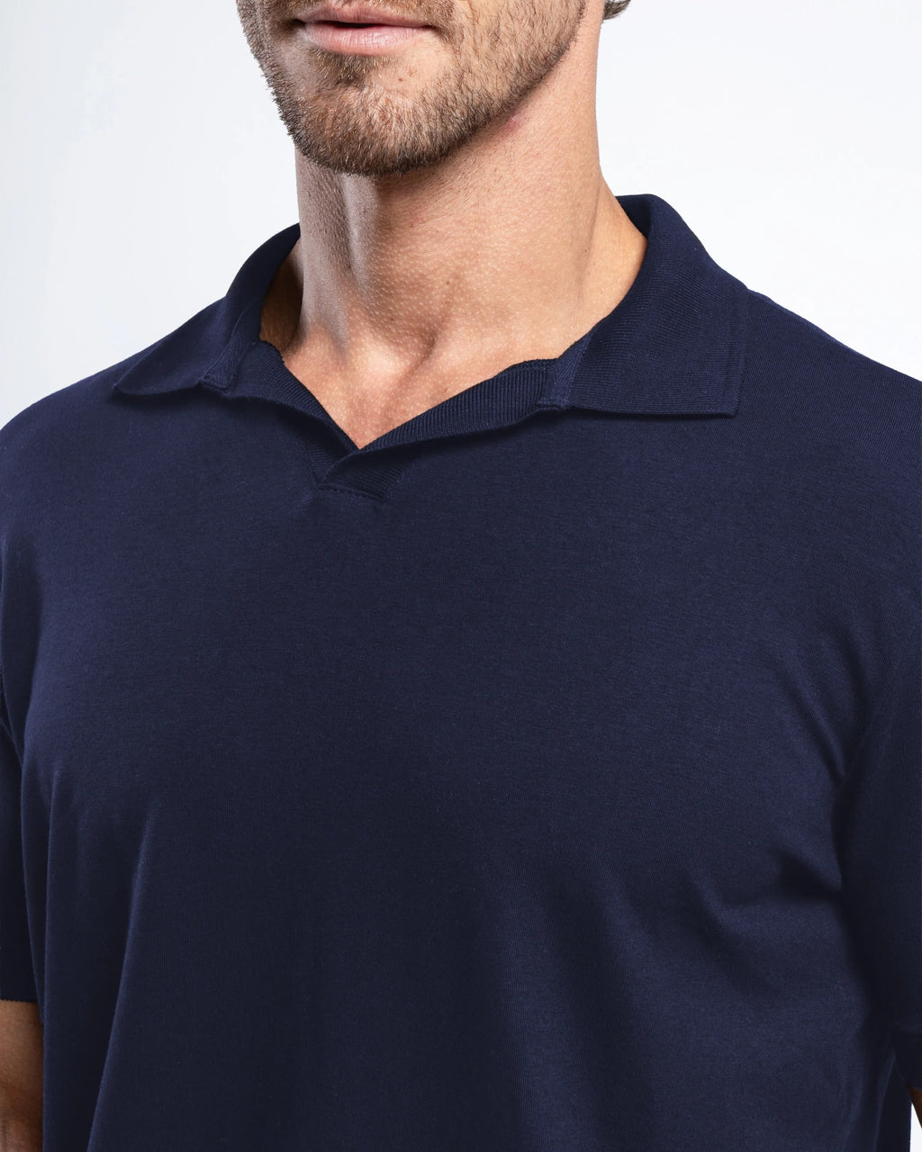 Pima Cotton Italian Collar Polo Shirt