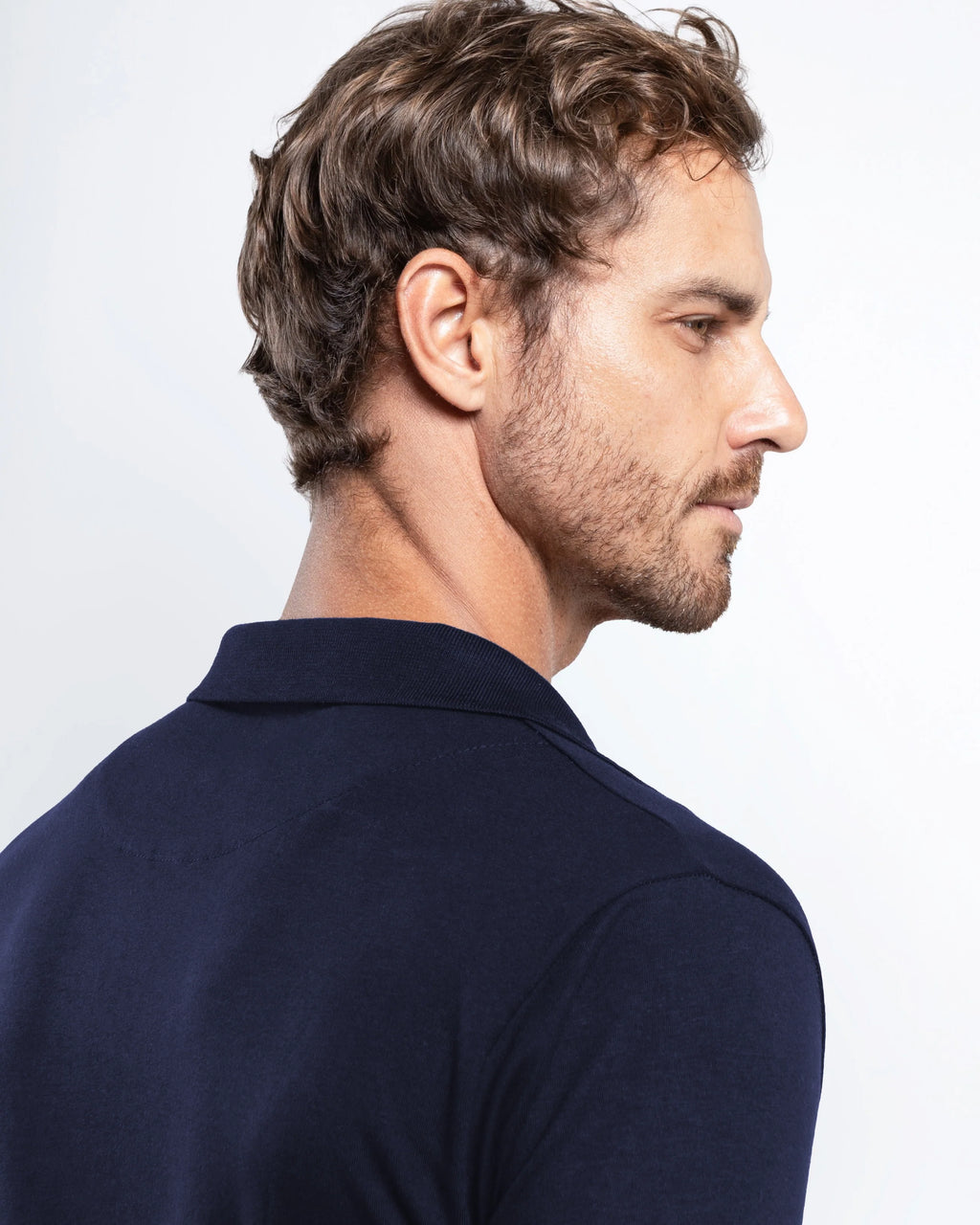 Pima Cotton Italian Collar Polo Shirt