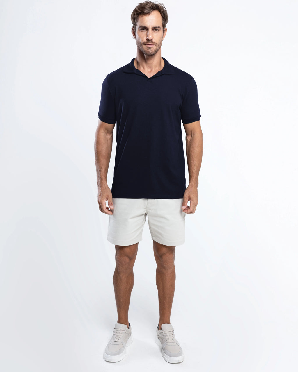 Pima Cotton Italian Collar Polo Shirt