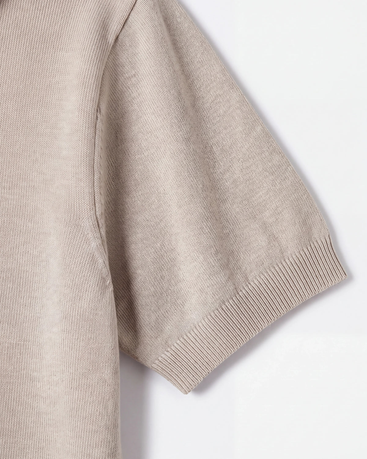 Knitted Cotton Polo Shirt