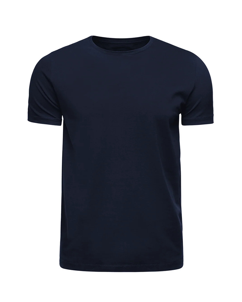 Pima Cotton T-Shirt – Navy