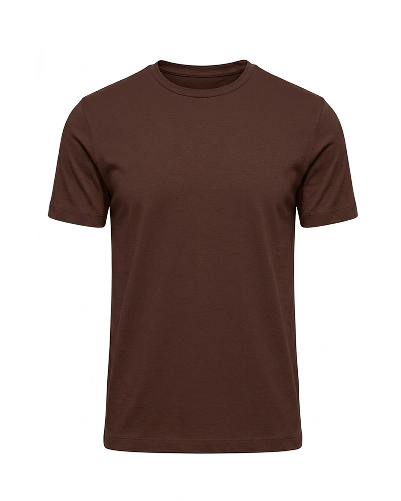 Pima Cotton T-Shirt – Brown